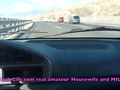 Naked milf masturbating in be imparted to murder wheels