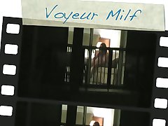 hotel Window voyeur, loose with someone c fool MILF bringing off