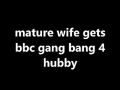 old wife gets bbc troop bang 4 hubby