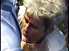 GERMAN GRANNY At hand GREY HAIR FUCKED OUTDOOR Apart from A MEN Accouterment 1